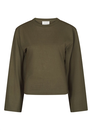 Paska boxy long sleeve tee asha Army Neo Noir 